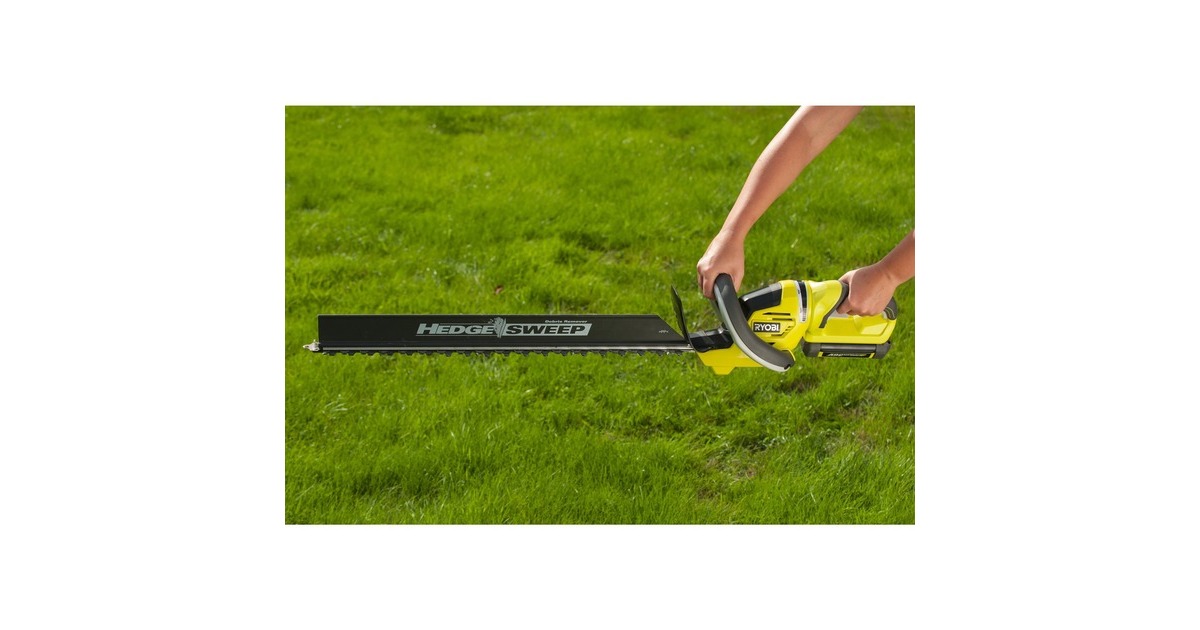 Ryobi MAX POWER Akku-Heckenschere RHT36C61R20S, 36Volt(grün/schwarz, Li-Ionen Akku 2,0Ah)