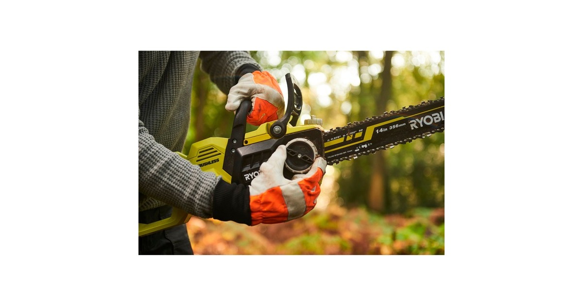 Ryobi MAX POWER Akku-Kettensäge RY36CSX35A-0, 36Volt, Elektro-Kettensäge(grün/schwarz, ohne Akku und Ladegerät)