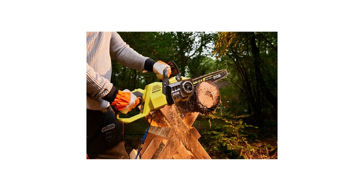 Ryobi MAX POWER Akku-Kettensäge RY36CSX35A-0, 36Volt, Elektro-Kettensäge(grün/schwarz, ohne Akku und Ladegerät)