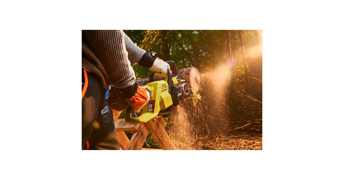 Ryobi MAX POWER Akku-Kettensäge RY36CSX35A-0, 36Volt, Elektro-Kettensäge(grün/schwarz, ohne Akku und Ladegerät)