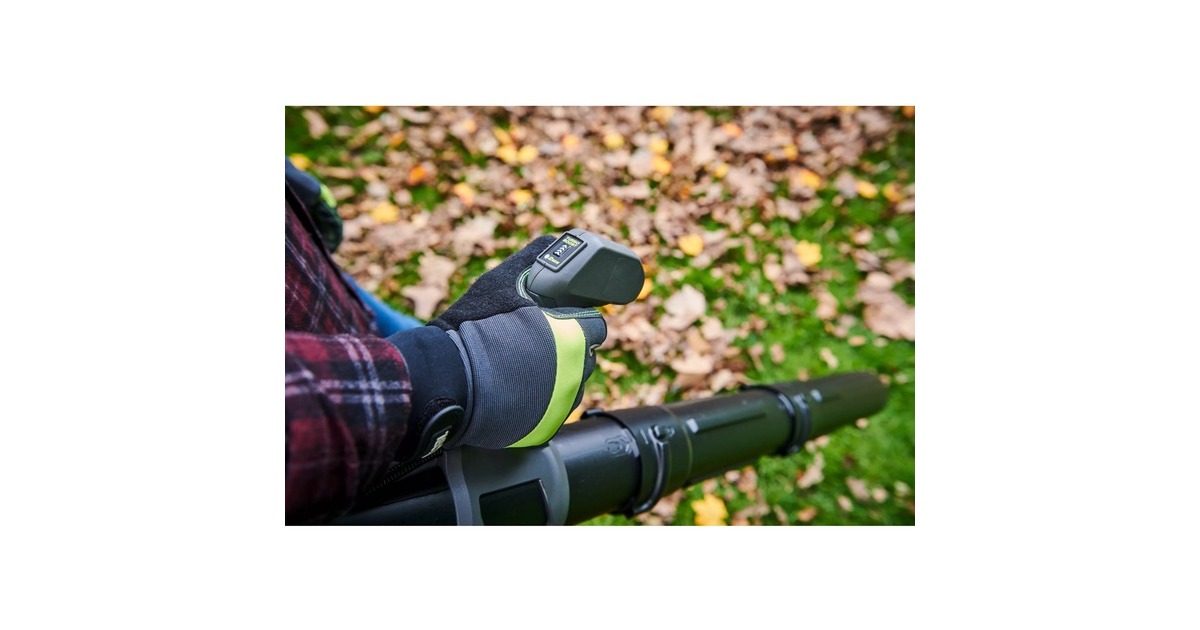 Ryobi MAX POWER Akku-Laubgebläse RY36BPXA-0 mit Tragegeschirr, 36Volt(grün/schwarz, ohne Akku und Ladegerät)