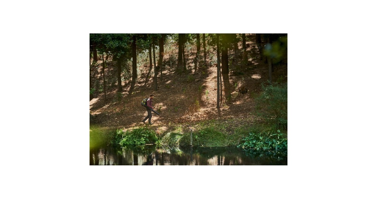 Ryobi MAX POWER Akku-Laubgebläse RY36BPXA-0 mit Tragegeschirr, 36Volt(grün/schwarz, ohne Akku und Ladegerät)