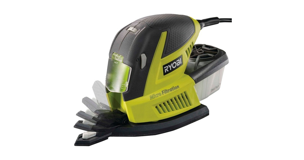 Ryobi Multischleifer RMS180-S(grün/schwarz, 180 Watt) Ryobi Multischleifer RMS180-S(grün/schwarz, 180 Watt)