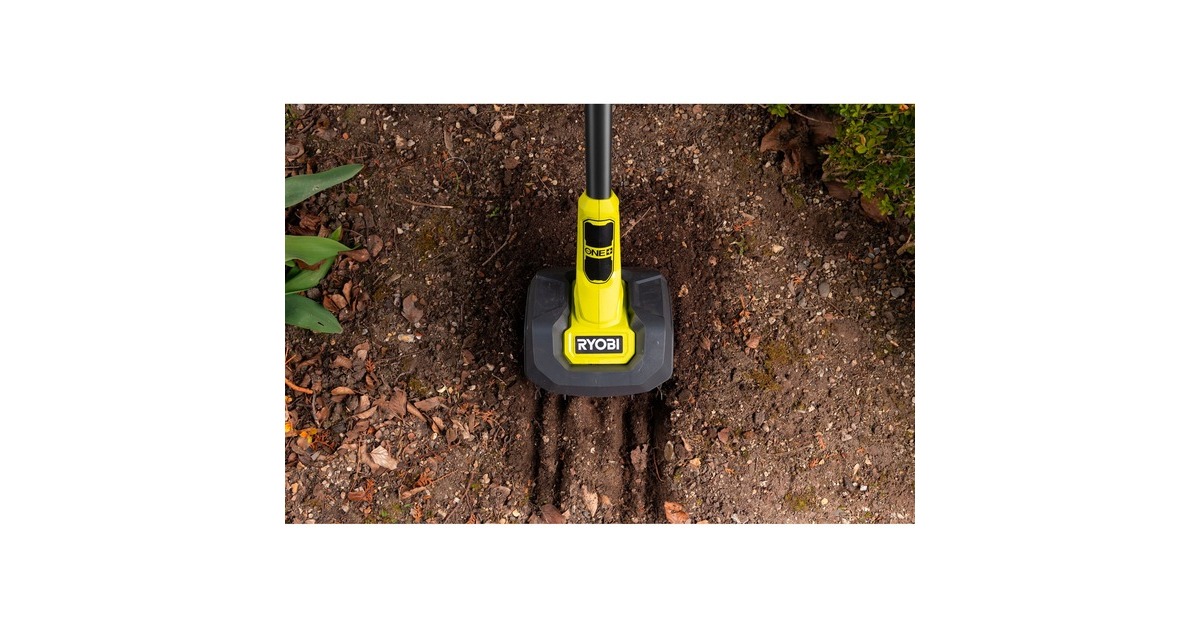 Ryobi ONE+ Akku-Bodenhacke RY18CVA-0, 18Volt(grün/schwarz, ohne Akku und Ladegerät)