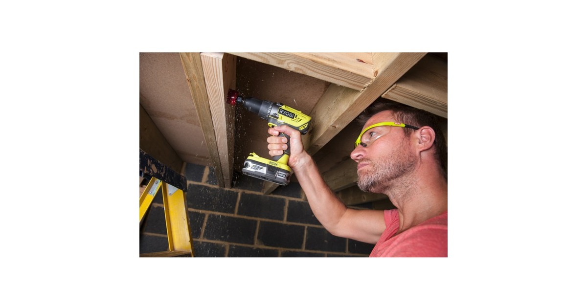 Ryobi ONE+ Akku-Bohrschrauber R18DD3-0, 18Volt(grün/schwarz, ohne Akku und Ladegerät)