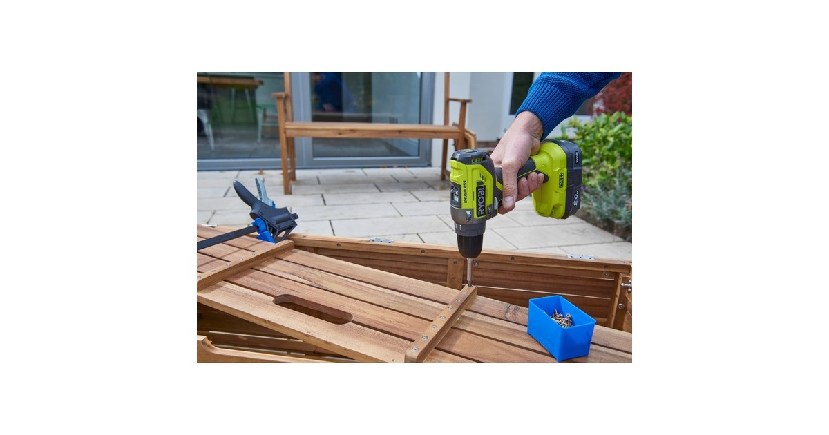 Ryobi ONE+ Akku-Bohrschrauber R18DD5-0, 18Volt(grün/schwarz, ohne Akku und Ladegerät)