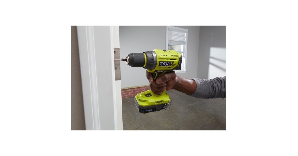 Ryobi ONE+ Akku-Bohrschrauber R18DD7-220S, 18Volt(grün/schwarz, 2x Li-Ionen Akku 2,0Ah, Tasche)