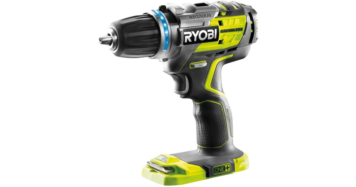 Ryobi ONE+ Akku-Bohrschrauber R18DDBL-0, 18Volt(grün/schwarz, ohne Akku und Ladegerät)