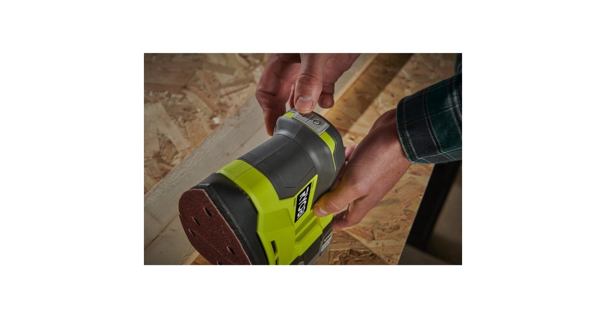 Ryobi ONE+ Akku-Deltaschleifer RPS18-0, 18Volt(grün/schwarz, ohne Akku und Ladegerät)