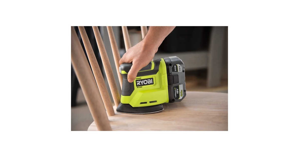Ryobi ONE+ Akku-Deltaschleifer RPS18-0, 18Volt(grün/schwarz, ohne Akku und Ladegerät)