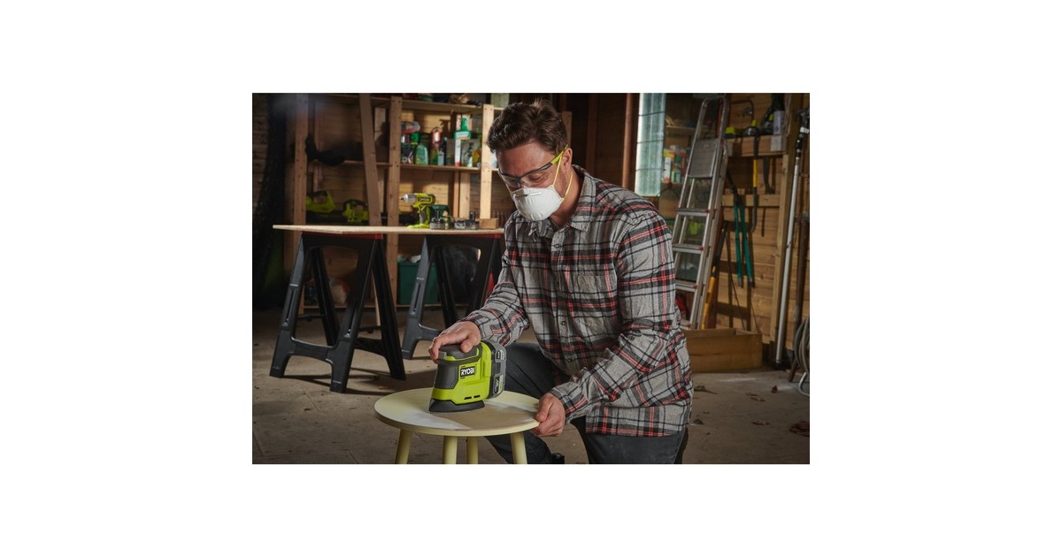 Ryobi ONE+ Akku-Deltaschleifer RPS18-0, 18Volt(grün/schwarz, ohne Akku und Ladegerät)