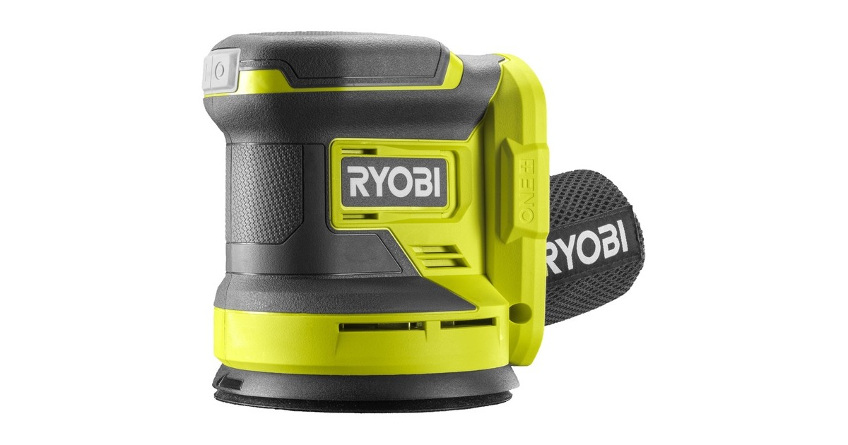 Ryobi ONE+ Akku-Exzenterschleifer RROS18-0, 18Volt(grün/schwarz, ohne Akku und Ladegerät)