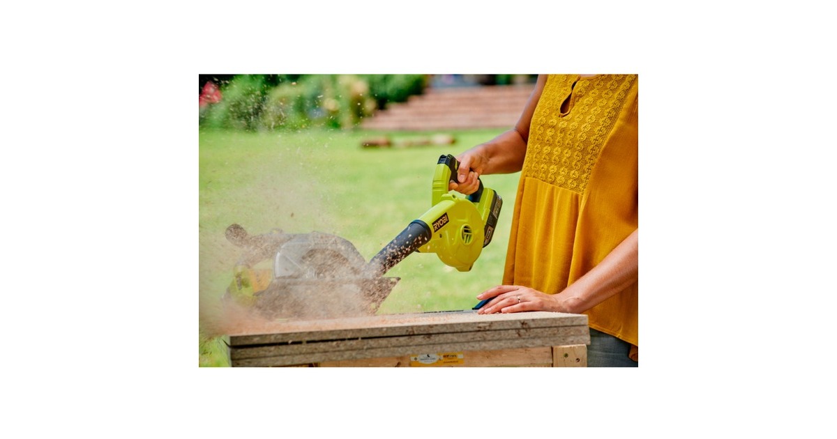 Ryobi ONE+ Akku-Gebläse R18TB-0, 18Volt(grün/schwarz, ohne Akku und Ladegerät)