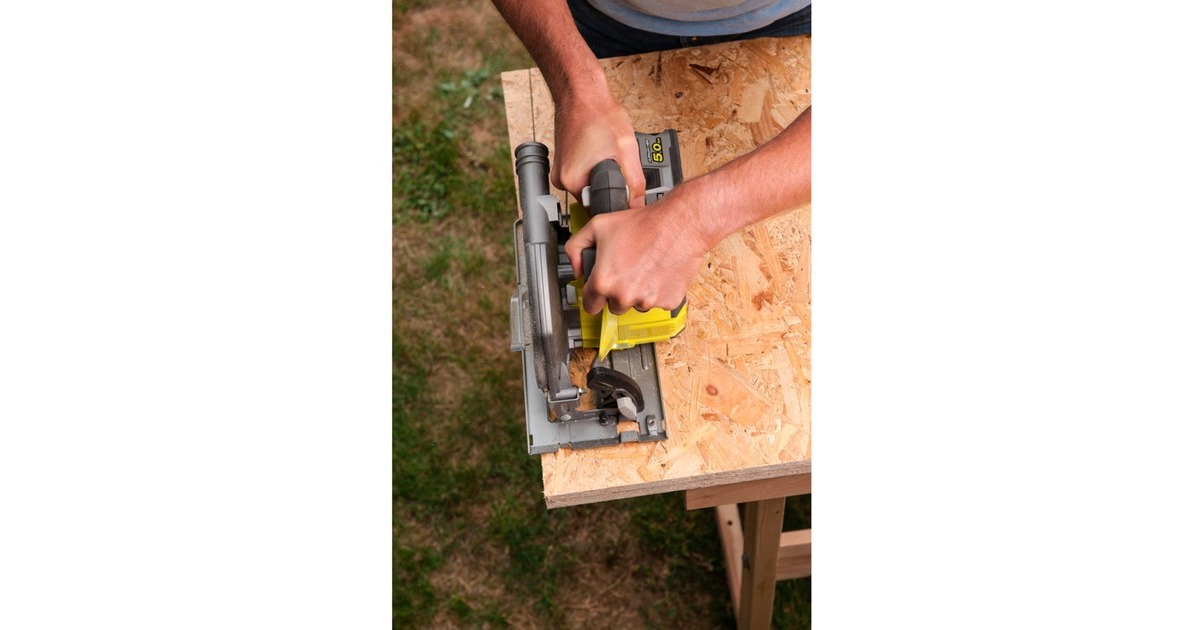 Ryobi ONE+ Akku-Handkreissäge R18CS7-0, 18Volt(grün/schwarz, ohne Akku und Ladegerät)