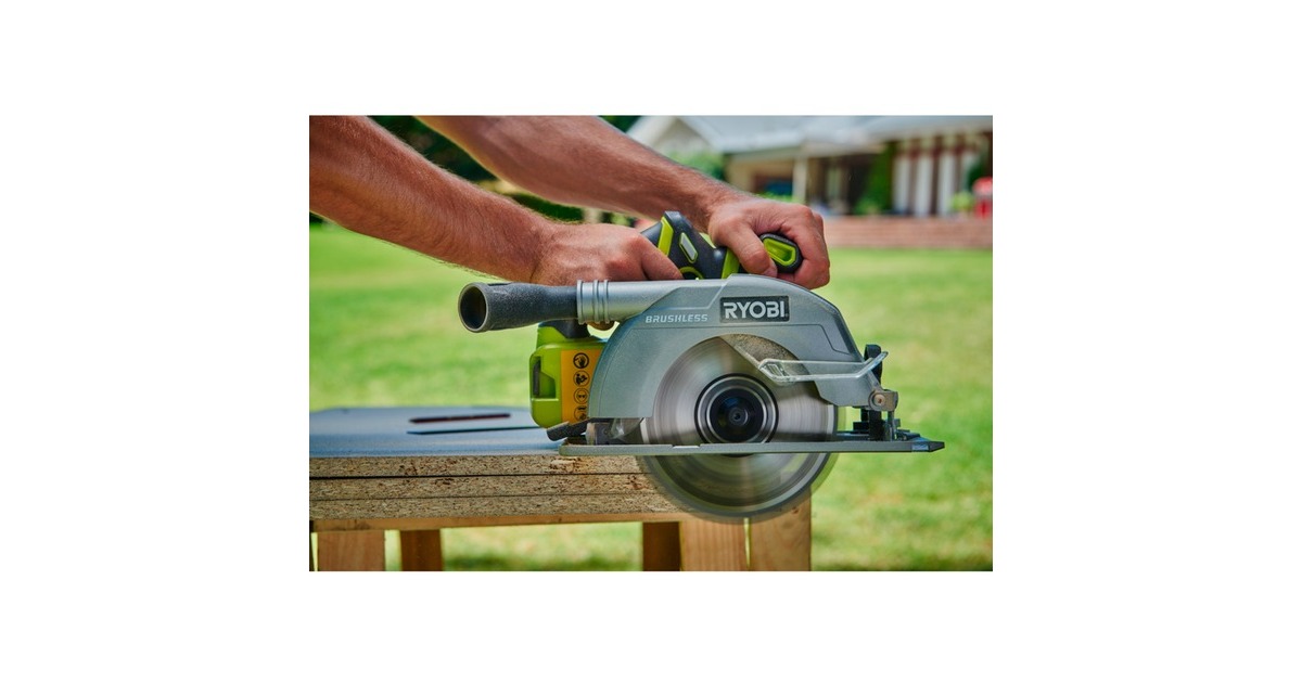 Ryobi ONE+ Akku-Handkreissäge R18CS7-0, 18Volt(grün/schwarz, ohne Akku und Ladegerät)