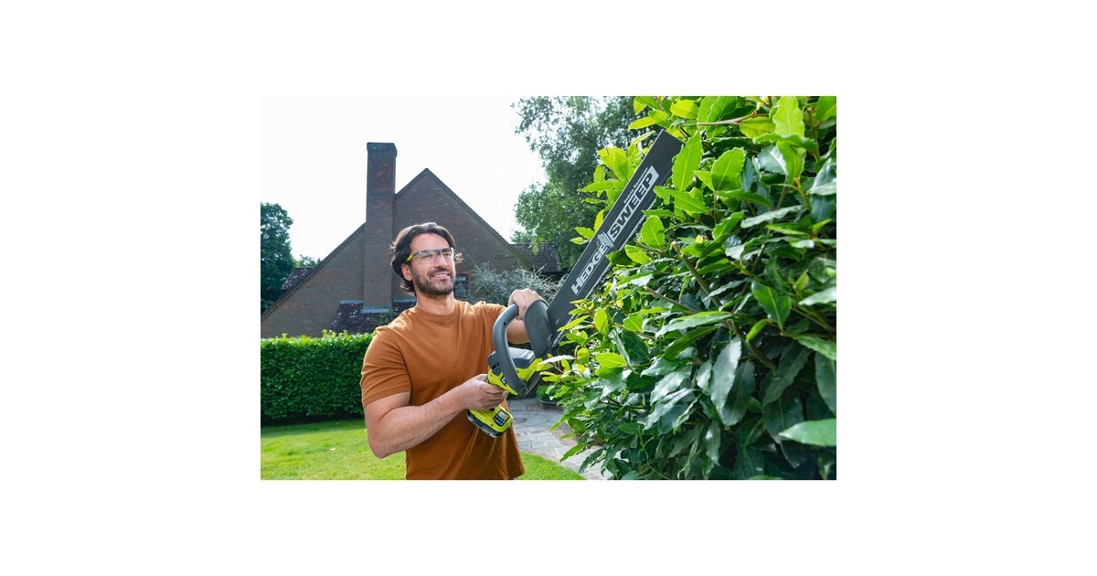 Ryobi ONE+ Akku-Heckenschere RY18HT45A-120, 18Volt(grün/schwarz, Li-Ionen Akku 2,0Ah)
