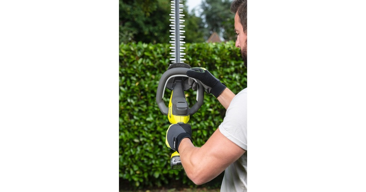 Ryobi ONE+ Akku-Heckenschere RY18HT55A-0, 18Volt(grün/schwarz, ohne Akku und Ladegerät)