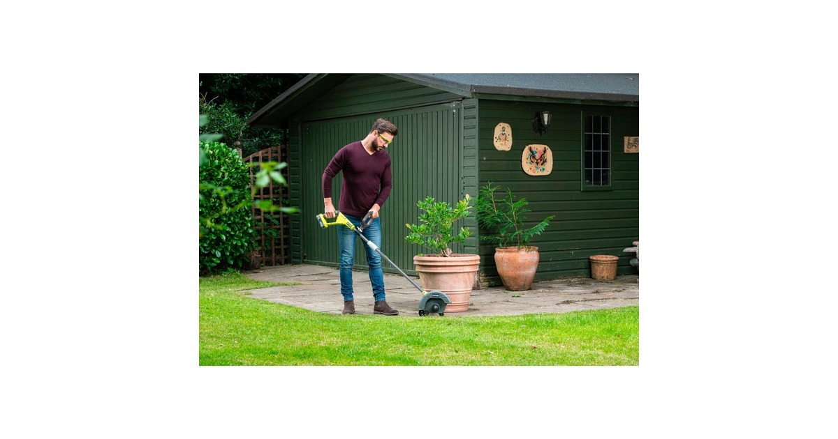 Ryobi ONE+ Akku-Kantenschneider RY18EGA-0, 18Volt, Rasentrimmer(grün/schwarz, ohne Akku und Ladegerät)