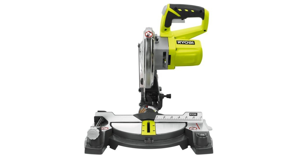 Ryobi ONE+ Akku-Kapp-und Gehrungssäge EMS190DCL, 18Volt(grün/schwarz, ohne Akku und Ladegerät)