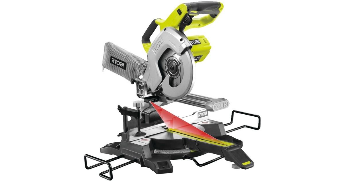 Ryobi ONE+ Akku-Kapp-und Gehrungssäge R18MS216-0, 18Volt(grün/schwarz, ohne Akku und Ladegerät) Ryobi ONE+ Akku-Kapp-und Gehrungssäge R18MS216-0, 18Volt(grün/schwarz, ohne Akku und Ladegerät)