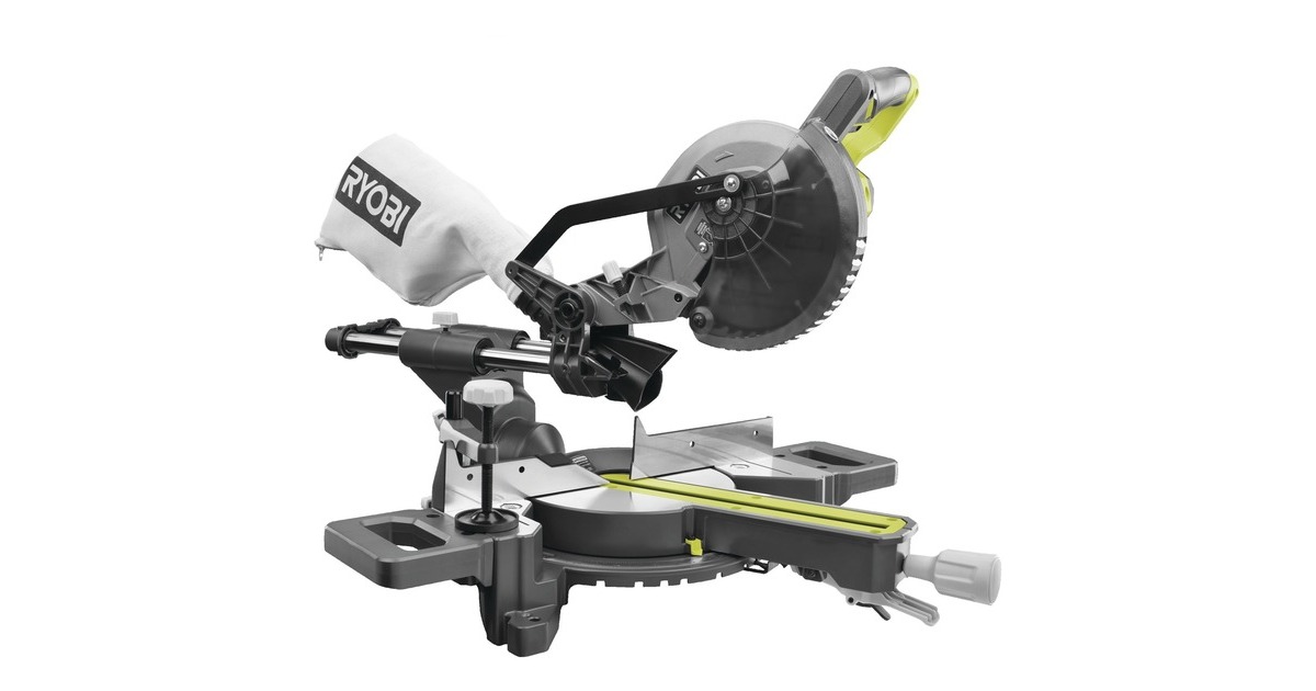 Ryobi ONE+ Akku-Kapp-und Gehrungssäge RMS18190-0, 18Volt(grün/schwarz, ohne Akku und Ladegerät) Ryobi ONE+ Akku-Kapp-und Gehrungssäge RMS18190-0, 18Volt(grün/schwarz, ohne Akku und Ladegerät)