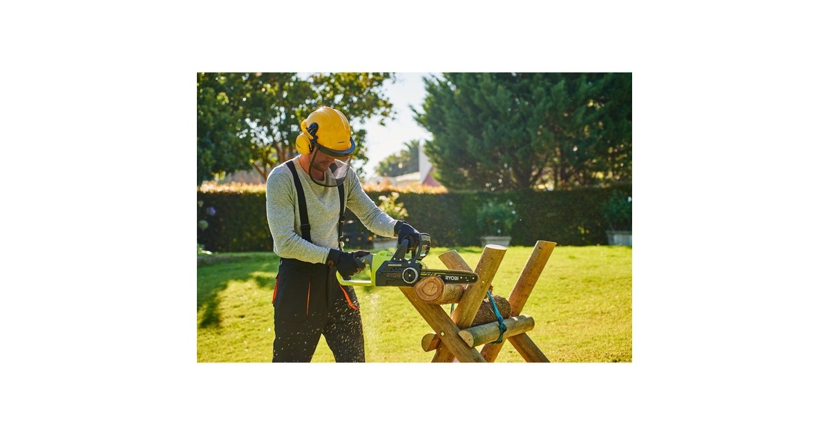 Ryobi ONE+ Akku-Kettensäge RCS1830-140B, 18Volt(grün/schwarz, Li-Ionen Akku 4,0Ah)