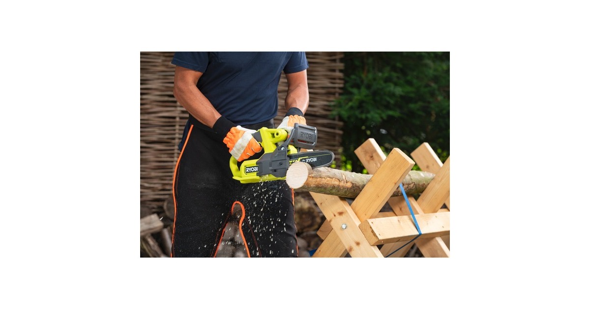 Ryobi ONE+ Akku-Kettensäge RY18CS20A-125, 18Volt(grün/schwarz, Li-Ionen Akku 2,5Ah)