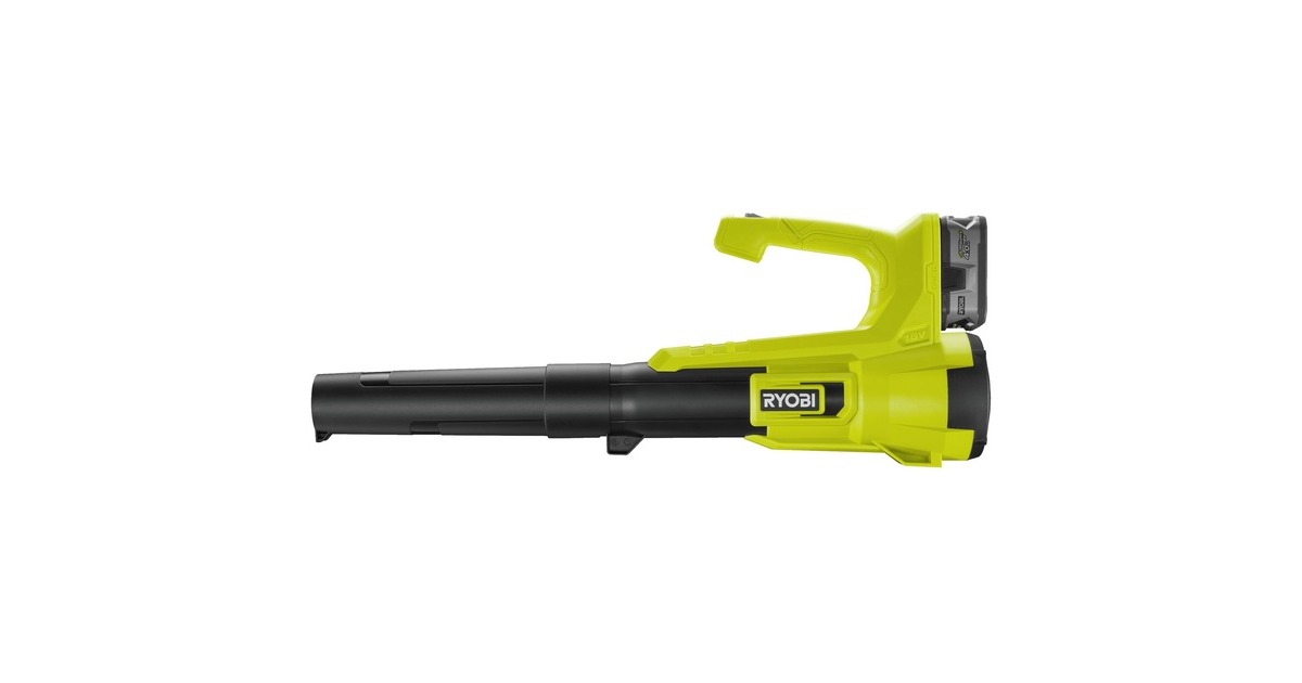 Ryobi ONE+ Akku-Laubgebläse RY18BLA-140, 18Volt(grün/schwarz, Li-Ionen Akku 4,0Ah)