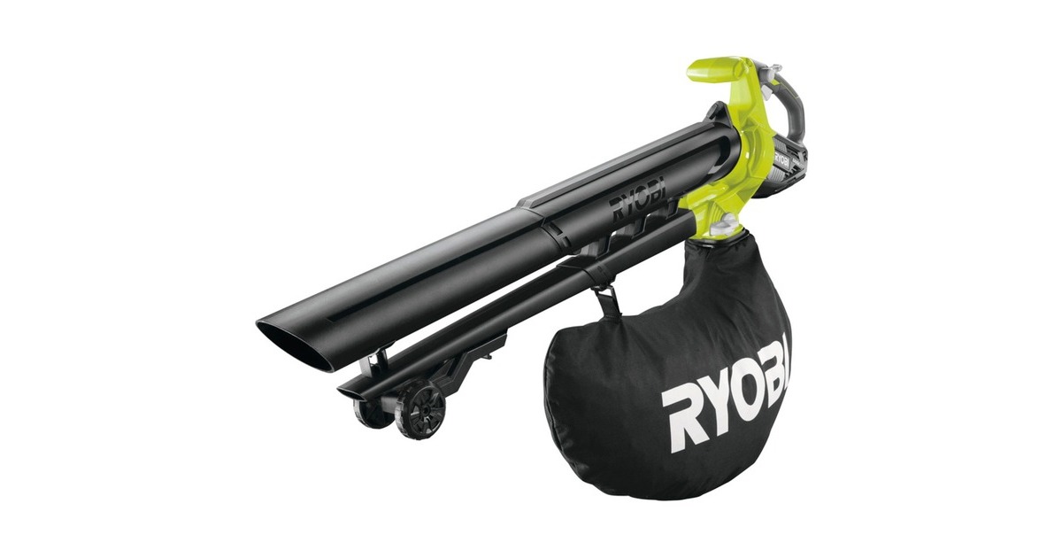 Ryobi ONE+ Akku-Laubsauger OBV18, 18 Volt, Laubsauger/Laubbläser(grün/schwarz, ohne Akku und Ladegerät)