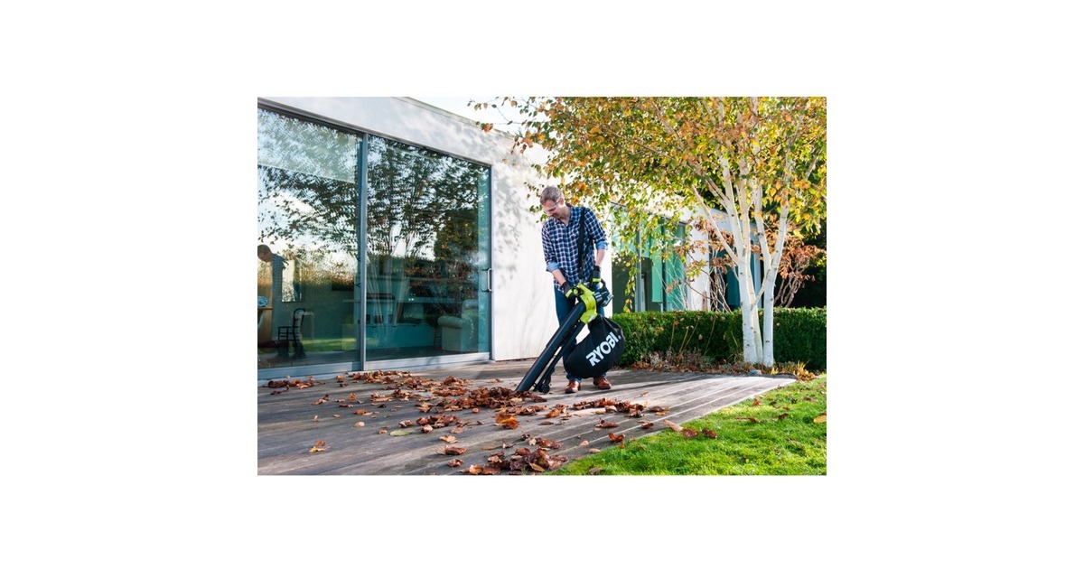 Ryobi ONE+ Akku-Laubsauger OBV18, 18 Volt, Laubsauger/Laubbläser(grün/schwarz, ohne Akku und Ladegerät)