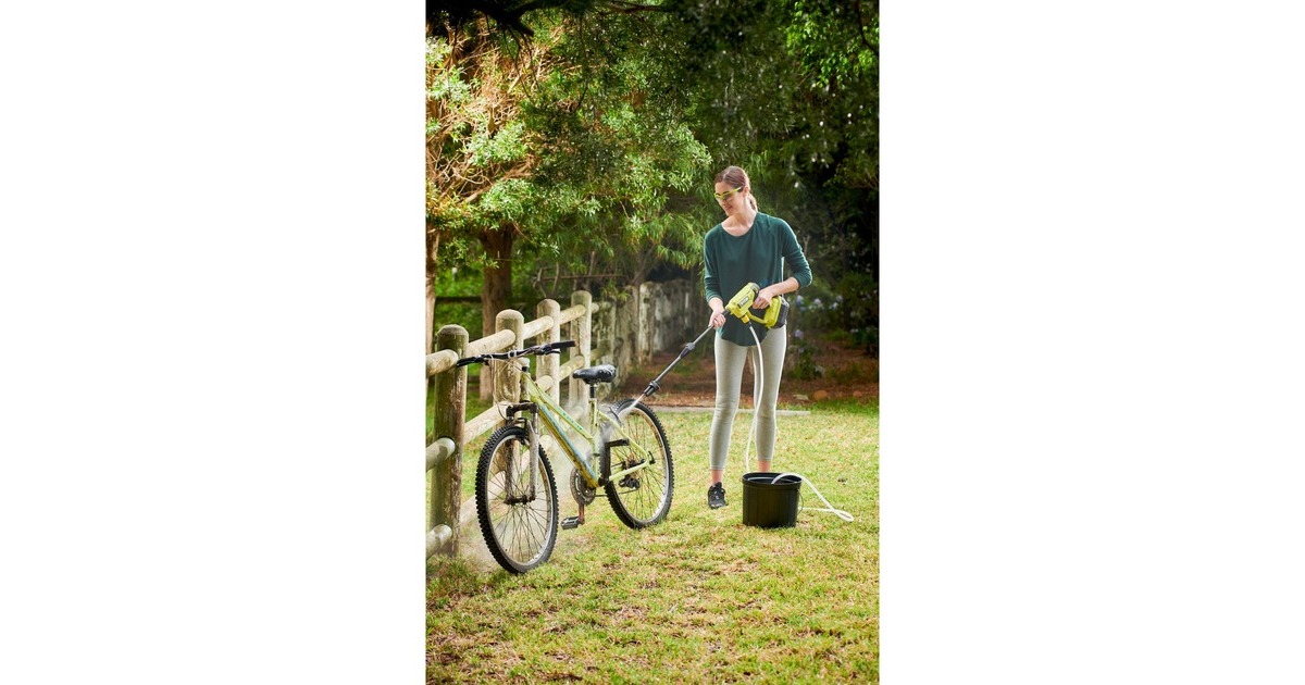 Ryobi ONE+ Akku-Mitteldruckreiniger RY18PW22A-0, 18Volt(grün/schwarz, ohne Akku und Ladegerät)