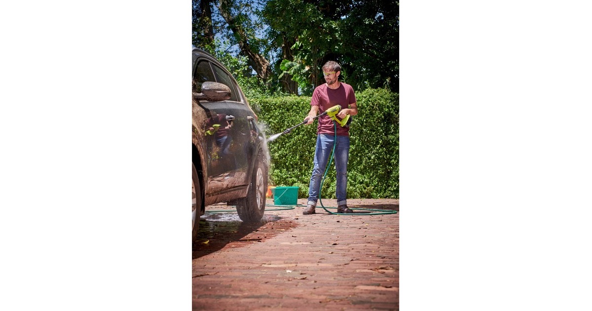 Ryobi ONE+ Akku-Mitteldruckreiniger RY18PW22A-125, 18Volt(grün/schwarz, Li-Ion Akku 2,5Ah)