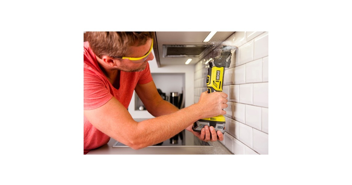 Ryobi ONE+ Akku-Multitool R18MT-0, 18Volt, Multifunktions-Werkzeug(grün/schwarz, ohne Akku und Ladegerät)