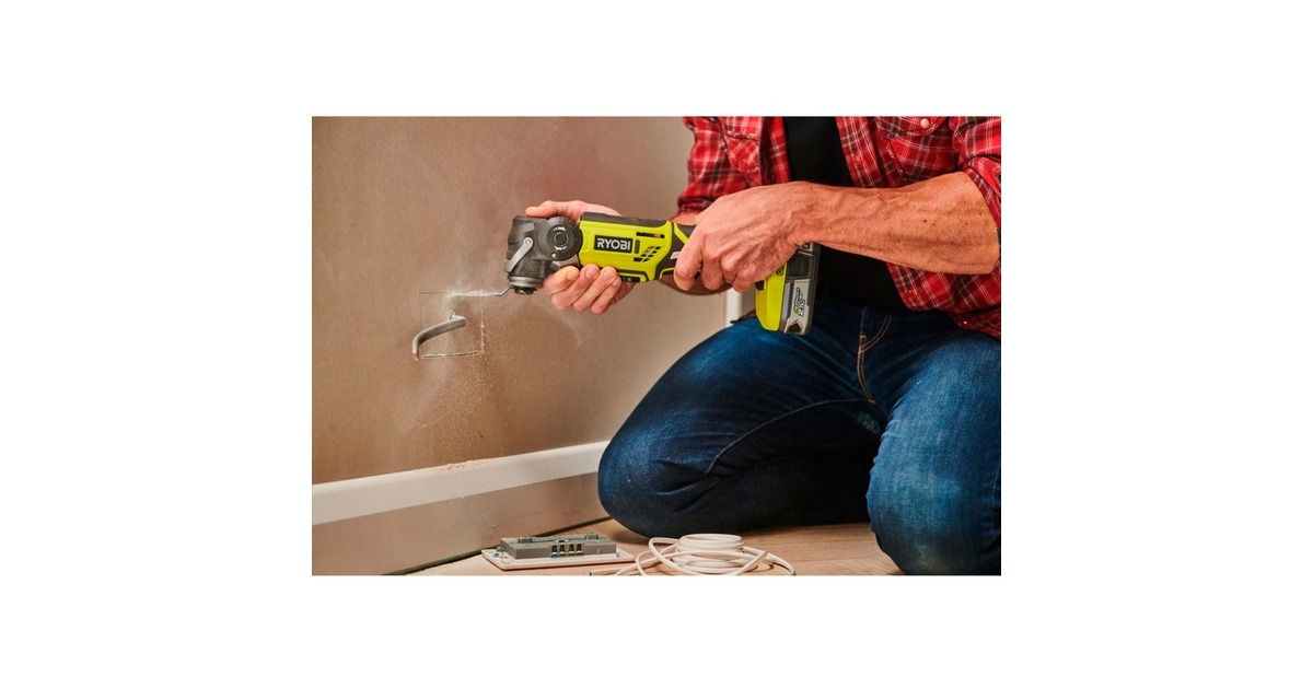 Ryobi ONE+ Akku-Multitool R18MT-0, 18Volt, Multifunktions-Werkzeug(grün/schwarz, ohne Akku und Ladegerät)