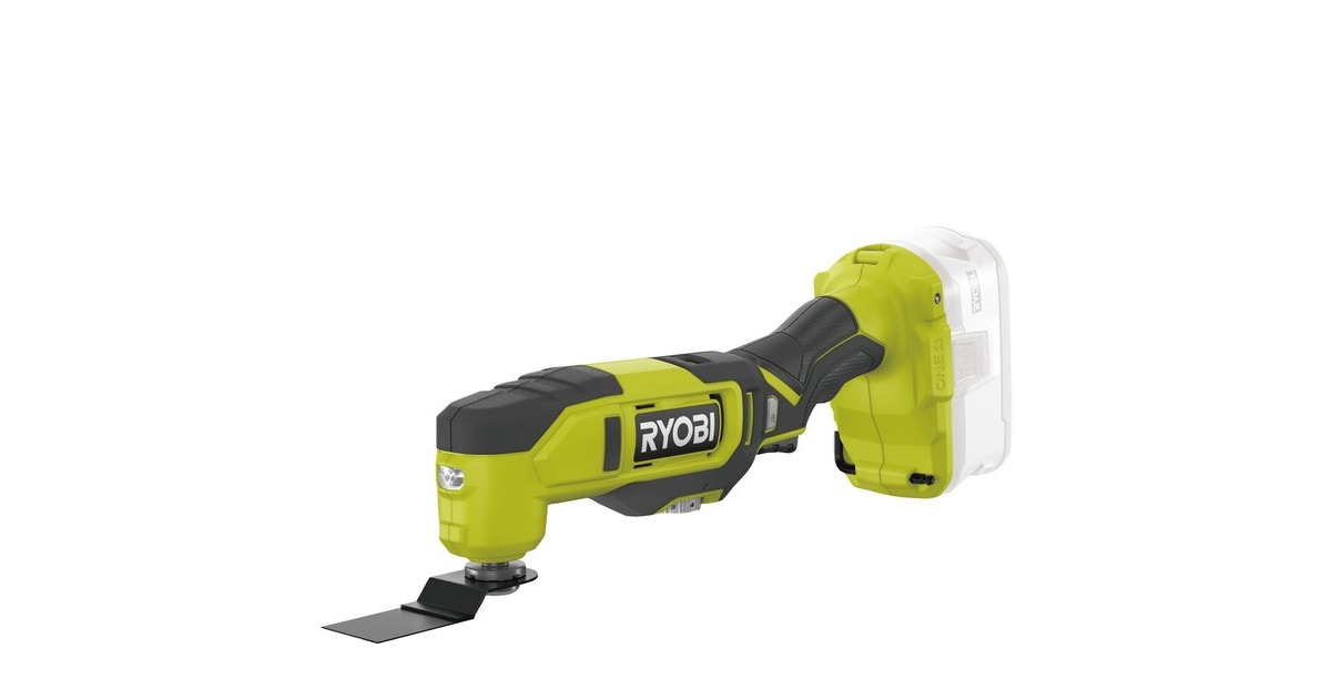 Ryobi ONE+ Akku-Multitool RMT18-0, 18Volt, Multifunktions-Werkzeug(grün/schwarz, ohne Akku und Ladegerät)