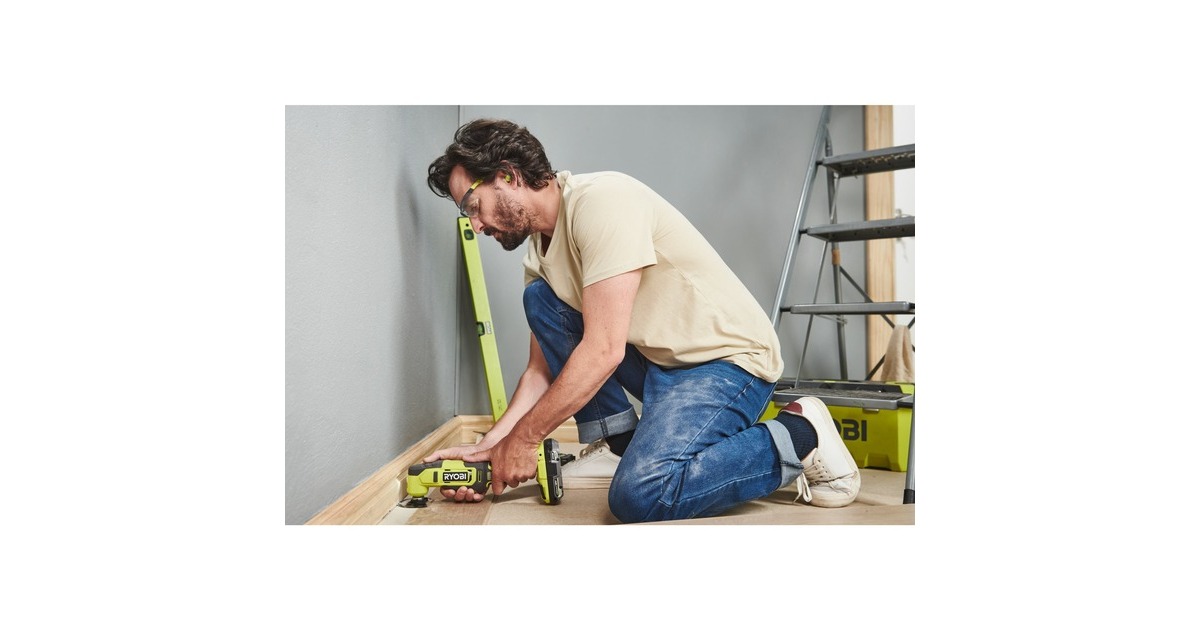 Ryobi ONE+ Akku-Multitool RMT18-0, 18Volt, Multifunktions-Werkzeug(grün/schwarz, ohne Akku und Ladegerät)