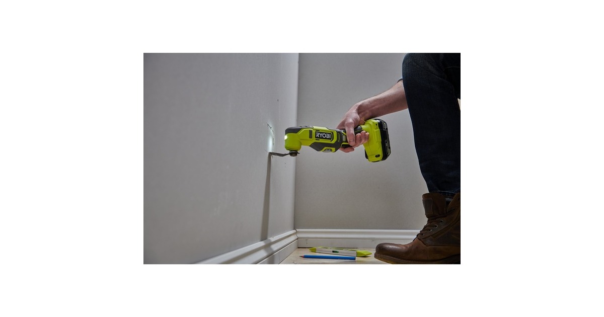 Ryobi ONE+ Akku-Multitool RMT18-0, 18Volt, Multifunktions-Werkzeug(grün/schwarz, ohne Akku und Ladegerät)