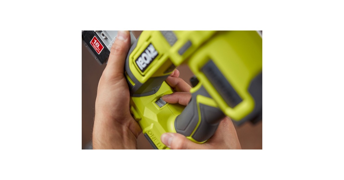 Ryobi ONE+ Akku-Nagler R18GN18-0, 18Volt(grün/schwarz, ohne Akku und Ladegerät)