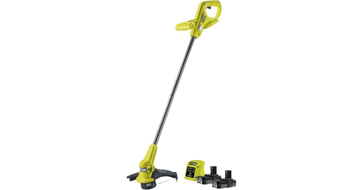 Ryobi ONE+ Akku-Rasentrimmer RY18LT23A-220, 18Volt(grün/schwarz, 2x Li-Ionen Akku 2,0Ah) Ryobi ONE+ Akku-Rasentrimmer RY18LT23A-220, 18Volt(grün/schwarz, 2x Li-Ionen Akku 2,0Ah)