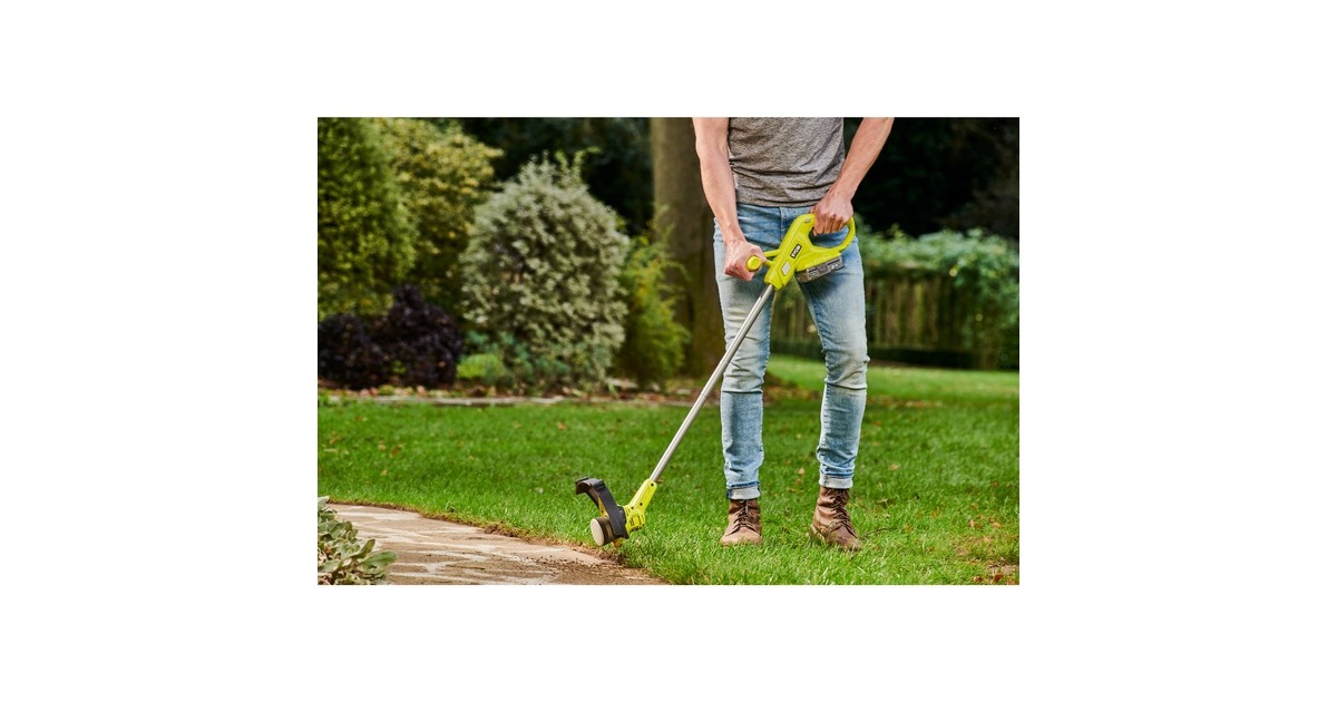 Ryobi ONE+ Akku-Rasentrimmer RY18LT23A-220, 18Volt(grün/schwarz, 2x Li-Ionen Akku 2,0Ah)