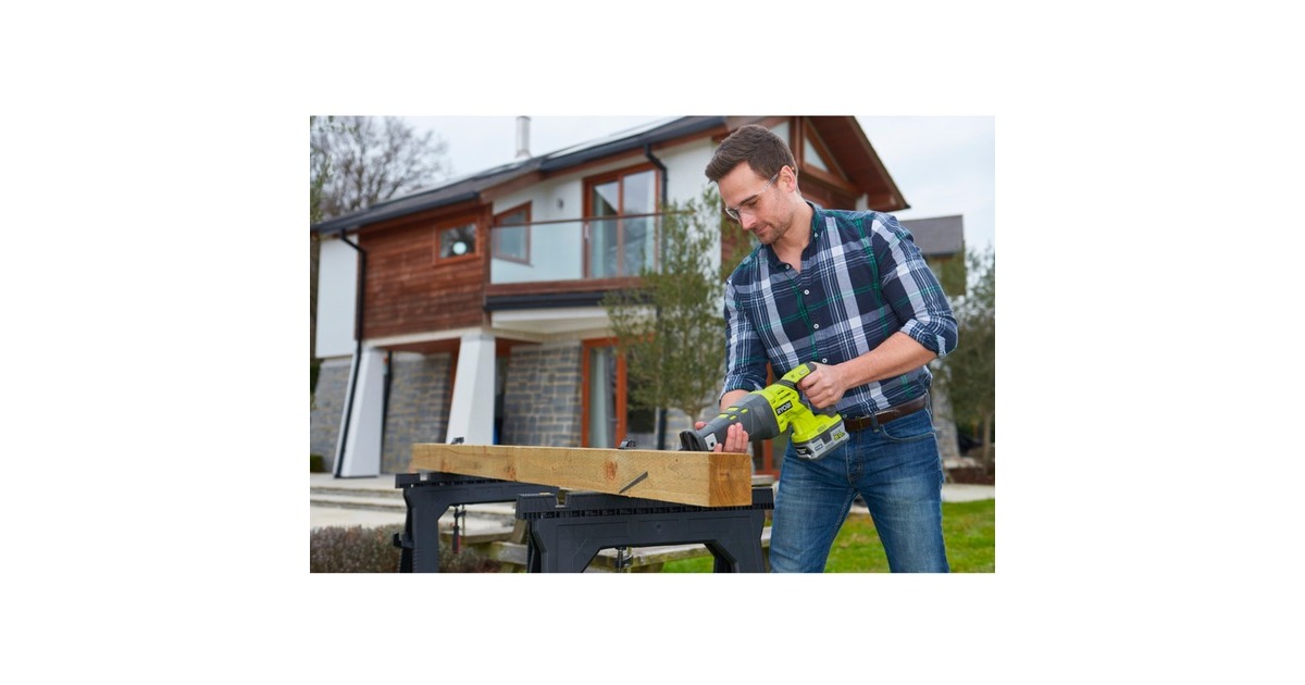 Ryobi ONE+ Akku-Säbelsäge R18RS-0, 18Volt(grün/schwarz, ohne Akku und Ladegerät)