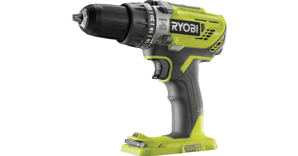 Ryobi ONE+ Akku-Schlagbohrschrauber R18PD3-0, 18Volt(grün/schwarz, ohne Akku und Ladegerät)