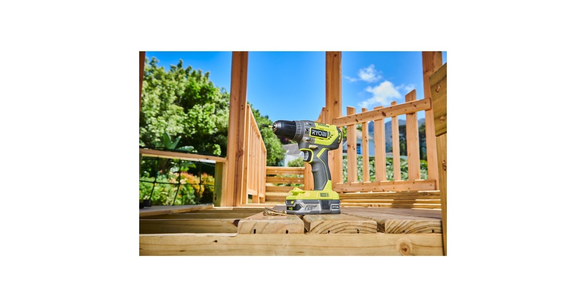 Ryobi ONE+ Akku-Schlagbohrschrauber R18PD5-0, 18Volt(grün/schwarz, ohne Akku und Ladegerät)