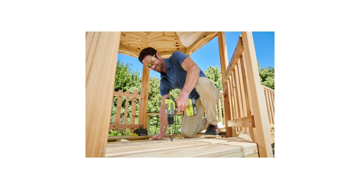 Ryobi ONE+ Akku-Schlagbohrschrauber R18PD5-0, 18Volt(grün/schwarz, ohne Akku und Ladegerät)