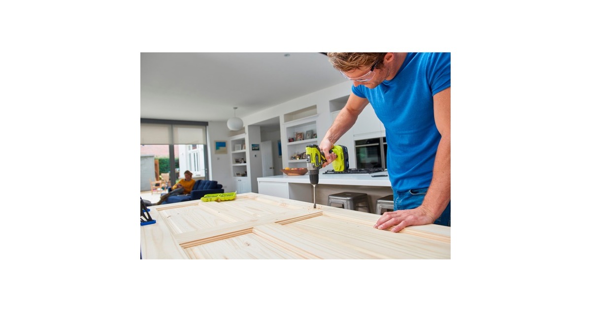 Ryobi ONE+ Akku-Schlagbohrschrauber R18PD5-220S, 18Volt(grün/schwarz, 2x Li-Ionen Akku 2,0Ah)