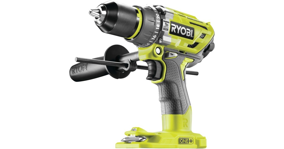 Ryobi ONE+ Akku-Schlagbohrschrauber R18PD7-0, 18Volt(grün/schwarz, ohne Akku und Ladegerät)