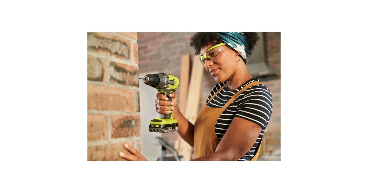 Ryobi ONE+ Akku-Schlagbohrschrauber- / Schlagschrauber-Set R18PDID2-252S, 18Volt(grün/schwarz, 2x Li-Ionen Akku (2,0Ah + 5Ah), Werkzeugtasche)