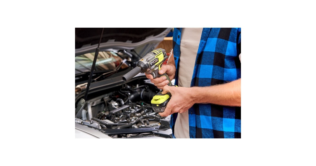 Ryobi ONE+ Akku-Schlagschrauber R18IW7-0, 18Volt(grün/schwarz, ohne Akku und Ladegerät)