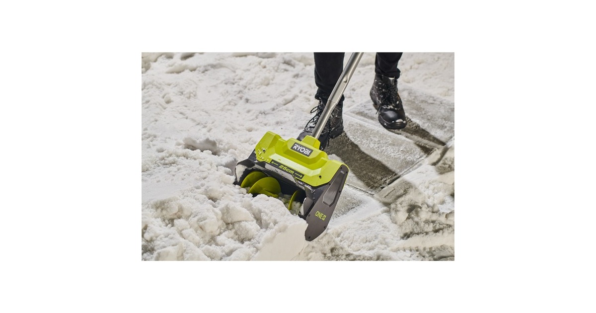 Ryobi ONE+ Akku-Schneebürste RY18ST25A-0, 18Volt, Schneefräse(grün/schwarz, ohne Akku und Ladegerät)