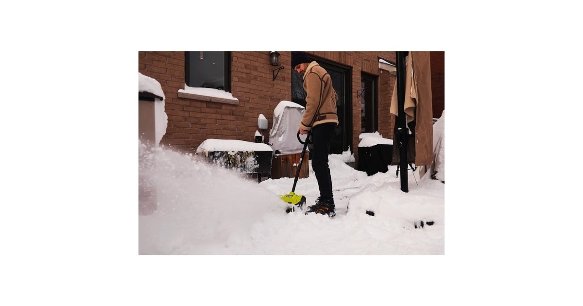 Ryobi ONE+ Akku-Schneebürste RY18ST25A-140, 18Volt, Schneefräse(grün/schwarz, Li-Ionen Akku 4,0Ah, Outlet)